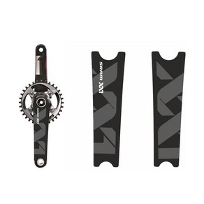 MTB SRAM XX1 산악 자전거 스티커 데칼 크랭크 세트 접착제 2, style C, 1개