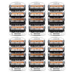 질레트 호환용 면도날 신형 프로글라이드 6팩 세트 총 24개입, 6세트, 4개입
