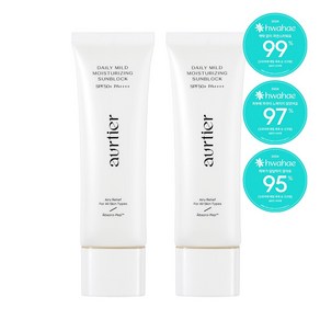 오르띠에 매일 촉촉 순 선크림 45mL / SPF+ PA++++, 2개