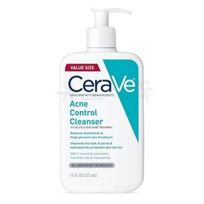 세라비 CeaVe 2% 살리실산 아크네 컨트롤 클렌저 437ml, 473ml, 1개