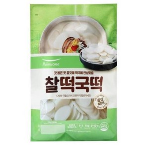 풀무원 소문난 찰떡국 떡 (1kg) 말랑말랑 쏘울푸드 아침식사대용 캠핑요리 야식 어린이간식, 1개, 1kg