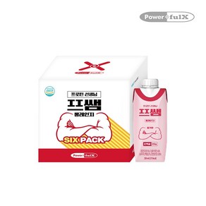 프쌤 롱레인지 딸기맛 스타터팩 6개입, 1박스, 250ml