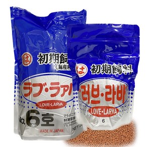 전문가 금붕어사료 러브라바 6호 침강성 대용량, 1kg, 1개