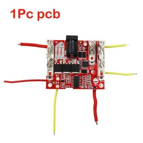 리튬 이온 배터리 케이스 마키타 롬붐 지푸 홍송 징미 18V 배터리 보호 회로 PCB 보드 수리 교체 15 홀 신제품, 1개, 2) 1Pcs pcb