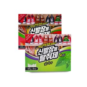 산도깨비 신발장 탈취제 냄새제거 65g 4개입, 4개