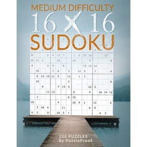 16 X 16 Sudoku Puzzle Book 2 - Nomal: 250 Medium Skill Level 16X16 Sudoku Puzzles. Two Puzzles Each... Papeback, Independently Published, English, 9798550406465