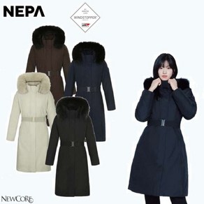 네파_NEPA_여성 방풍 투습 기능이 우수한 GORE-TEX WINDSTOPPER 2L 트라이자 발열 안감 사양으로 보온성 업!!코트형!! 아르테 다운 자켓