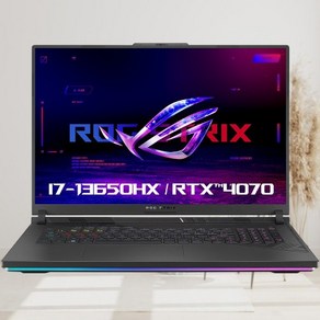 에이수스 2023 ROG 스트릭스 G18 코어i7 인텔 13세대 지포스 RTX 4070, Eclipse Gay, 1536GB, 16GB, Fee DOS, G814JI-N5039