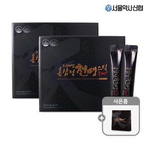 [서울약사신협] 프리미엄 홍삼정 천명 스틱 플러스 2세트, 2개, 300ml