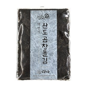 완도금복식품 두터운 곱창돌김 50매 1속 24년도 생산 햇김, 200g, 1개