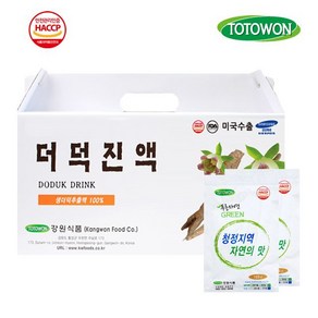 강원식품 더덕진액 100mL, 60개