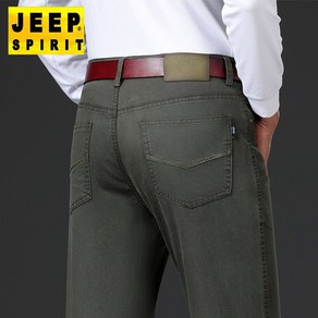 JEEP SPIRIT 지프 스피릿 바지 남성 뉴 디자인 가을 겨울 스트레이트 팬츠 캐주얼 스타일 루즈 비즈니스 스트레치 올 매치 컬러 패션 두꺼운 남자 바지 J7062