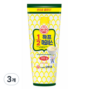 오뚜기 칼로리를 줄인 마요네스, 315g, 3개