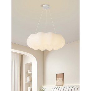 팬던트 조명 모던 램프 침실 구름 모양 LED 장식, Pendant Light, 3 colo dimming, 220V