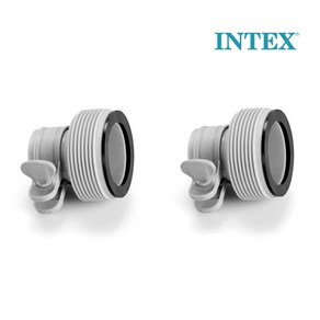 INTEX 인텍스 풀장 호스 아답터 A B 2개 (지름 32mm - 38mm 간 변환) 수영장 솔트워터시스템용 샌드필터시스템용