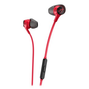 HyperX Cloud Earbuds 2 유선 게이밍 이어폰 Cloud Earbuds 레드 인라인 마이크 Nintendo Switch 제조업체 2년 보증 재택 근무 텔레워크 화상 회의 원격 작업 705L8AA