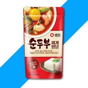 샘표 순두부찌개 양념 130g 샘표 순두부찌개양념 조미료 소스, 1개