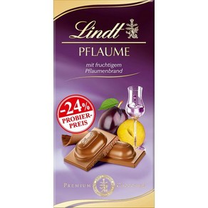 Lindt 초콜릿 Plum Pomotion  100 g Ba 밀크초콜릿 with Fuity Plum Wate gift