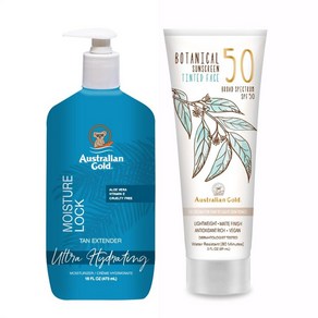 Austalian Gold Moistue Lock Tan Extende Lotion & Botanical SPF 50, 1개, 473ml