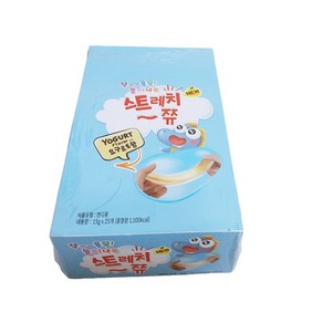 스트레치 쮸 빅캔디 요구르트향 15g 25개입, 375g, 1개