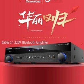 650W 블루투스 앰프 5.1 채널 220V CF5 고출력 앰프 전문 HIFI 가라오케 발열 디지털 홈 오디오 앰프