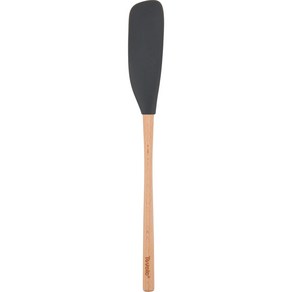 Tovolo Flex-Coe Naow Wood Handled Ja Scape Tovolo Flex-Coe 좁은 나무 손잡이 병 긁는 도구 쉽게 펴서 놓을 수 있는, 1개, 숯