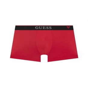 GUESS UNDERWEAR 게스언더웨어 팬티 게스 남자 속옷 게스 남자팬티 포인트로고 라인 드로즈 - 레드 356096