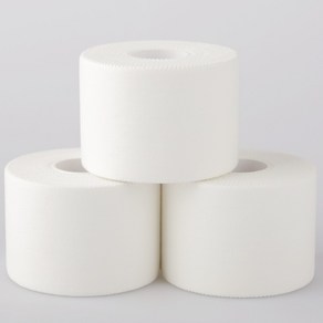 파쿠스 스포츠 면 테이프 씨테이프 C-TAPE 화이트 5cm x 13.7m, 3개, 1개입