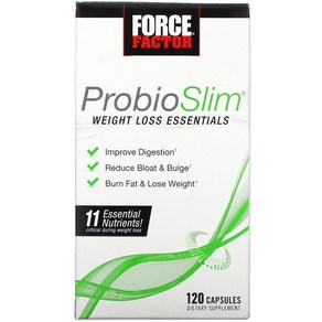 Foce Facto PobioSlim 체중 감량 필수영양소 캡슐 120정, 1개