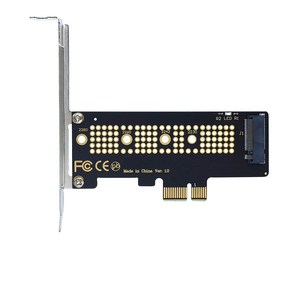 M.2 NVME SSD PCIe 어댑터 카드 확장카드 PCI-E 4.0 변환 M.2 인터페이스 메인보드용 컨버터 브라켓, 1개