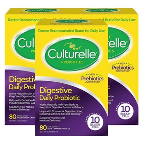 Cultuelle 컬처렐 유산균 성인용 80정 배지캡슐 Digestive Health Pobiotic, 3개