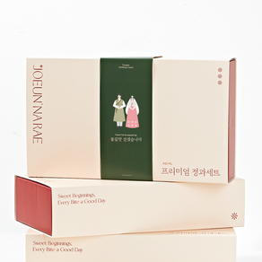 조은나래 콩고물 도라지정과 선물 세트 80g X 3개입