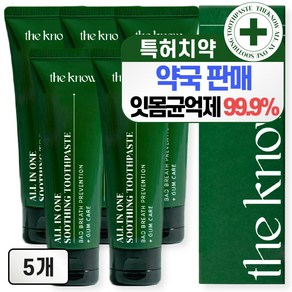 더노우 올인원 수딩 잇몸 치약, 100g, 5개