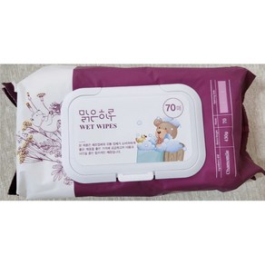 맑은하루 맑은하루 물티슈 캡형 450g / 70매, 1개, 70매입