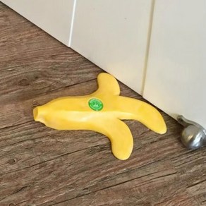 바나나 도어 스토퍼 문닫힘 방지 문고정대, 1개