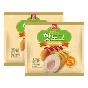 한성기업 맛있는 핫도그 500g(10개입) x 2봉, 500g