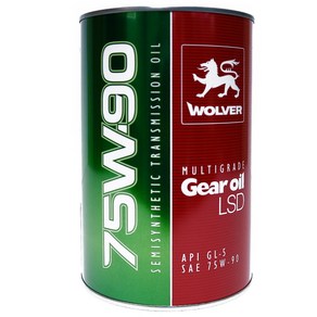 울버 기어오일 75W90 1L Wove LSD Gea Oil GL-5, 1개