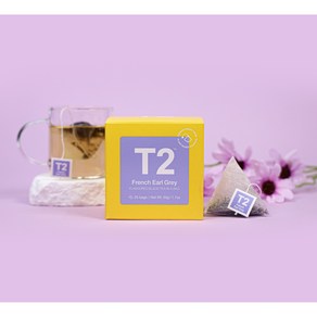 T2 프렌치 얼그레이 티백 박스 (홍차), 2g, 1개, 25개입