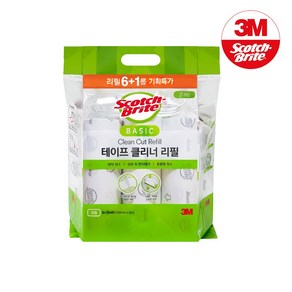 스카치브라이트 베이직 테이프크리너 대형 리필 7p, 1개, 160mm x 8m