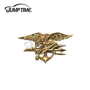 강철부대 밀리터리 네이비씰 Jumptime 13x3.5cm 미국 네이비 씰 트라이던트 오버 블랙 벨벳 데칼 자동차 도어 폐색 스크래치 자동차 스티커 앞 유리 성격, 스타일, 25cm, 1개