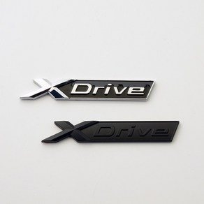 BMW 엠블럼 스티커 Xdive Edive x드라이브 레터링 신형 악세사리 용품, Xdive 무광블랙(1개)