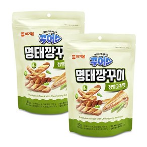 머거본 꾸어스 명태깡꾸이 청양고추맛 어포 안주, 2개, 80g