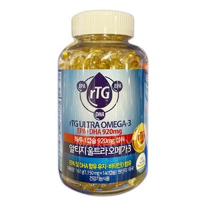 알티지 울트라 오메가3 1150mg x 140캡슐 코스트코, 140정, 1개