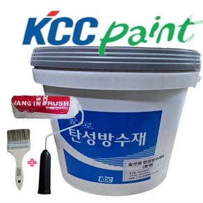 KCC 정품 숲으로 탄성 노출 방수재 16KG(녹색 회색) 1액형 옥상방수페인트