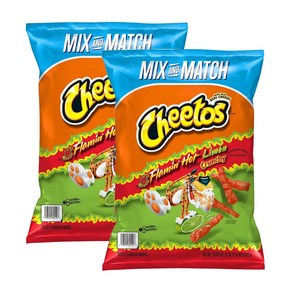 Cheetos 치토스 플레이밍 핫 레몬 크런치 매운맛 과자 대용량 521g 2개