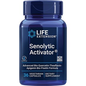 Life Extension Senolytic Activato - 36 Vegetaian Capsules 813984, 1개