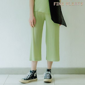 [FINE PLEATS] 피네 플리츠 베이직 팬츠 민트