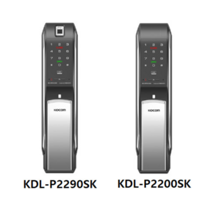 코콤 푸쉬풀 도어락 KDL-P2200SK(3WAY)/KDL-P2290SPK(4WAY) 번호 카드 지문 비상키