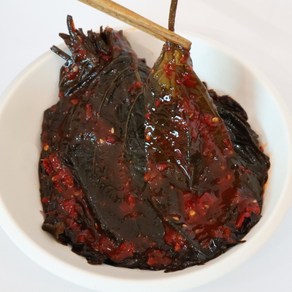 [여우마을] 양념깻잎 깻잎무침 장아찌, 3개, 1kg