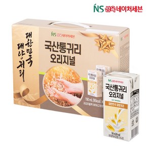 삼육네이처세븐 국산 통귀리 오리지널 190ml 16팩 x 1박스 (선물용 패키지), 16개